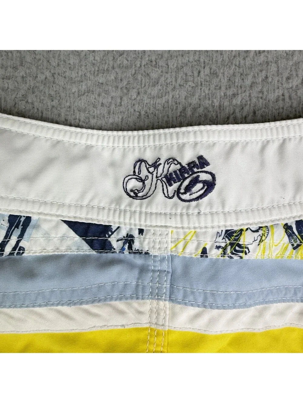Vintage Kirra Board Shorts Size 31 Y2K 90s 10” Drawstring Surf Skate